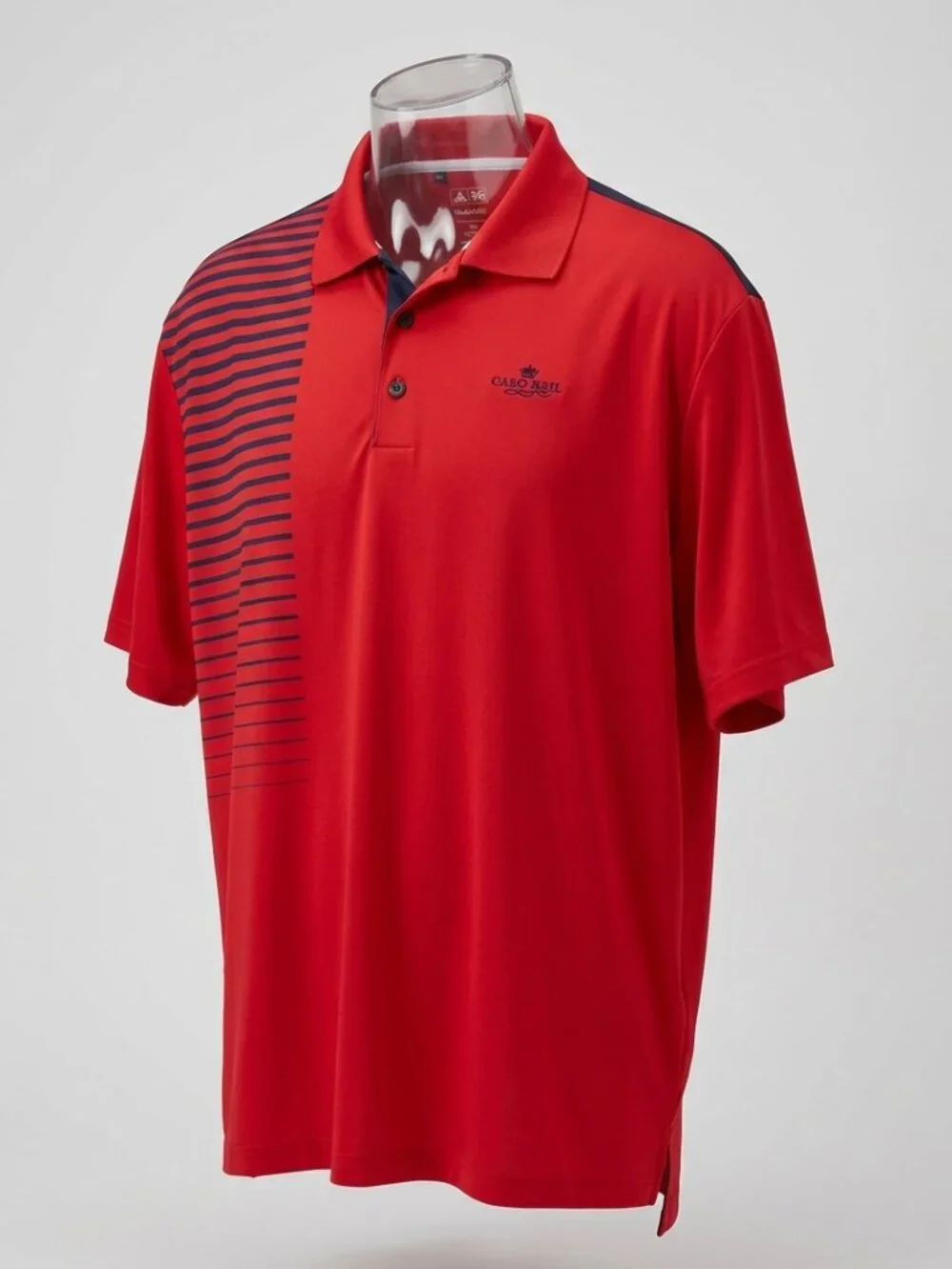 Adidas Climacool Cabo Real Polo Shirt Mens Sz 2XL Red Golf Performance Tech EUC